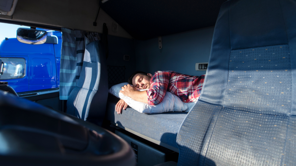 life in a sleeper cab